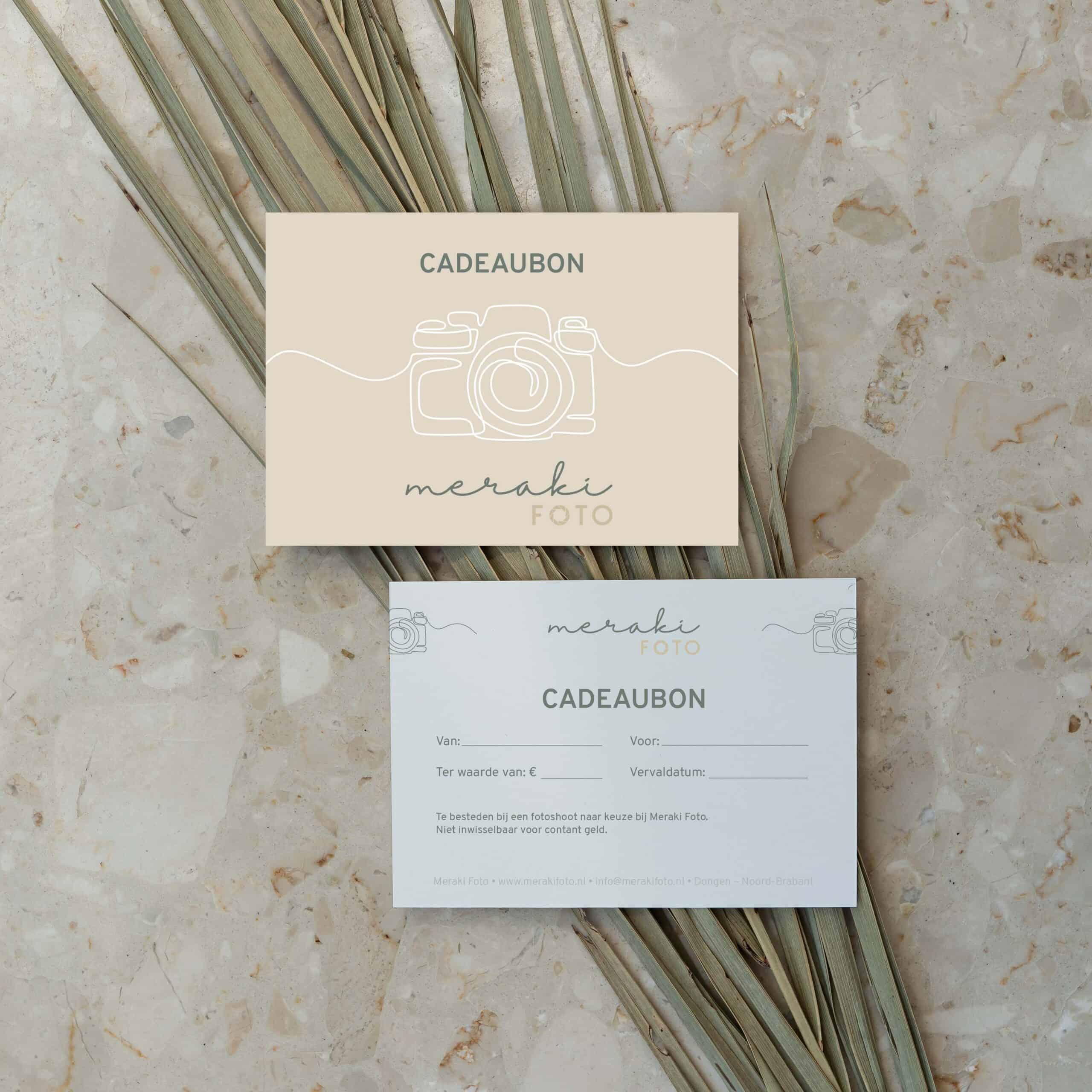 Meraki Cadeaubon (vierkant)